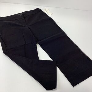 Frenchi Brand Black Capri
Trousers Swishy Nylon Material Size 13 NWT Nordstrom